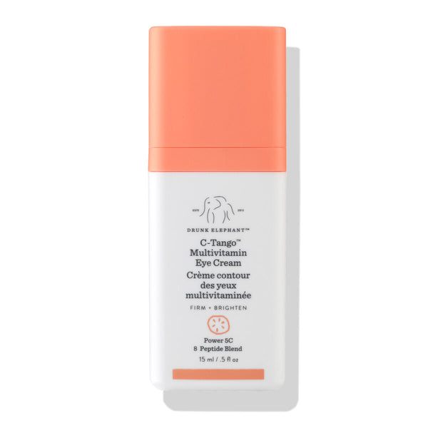 Drunk Elephant C-Tango crema de ojos con vitamina C en fondo blanco 15 ml