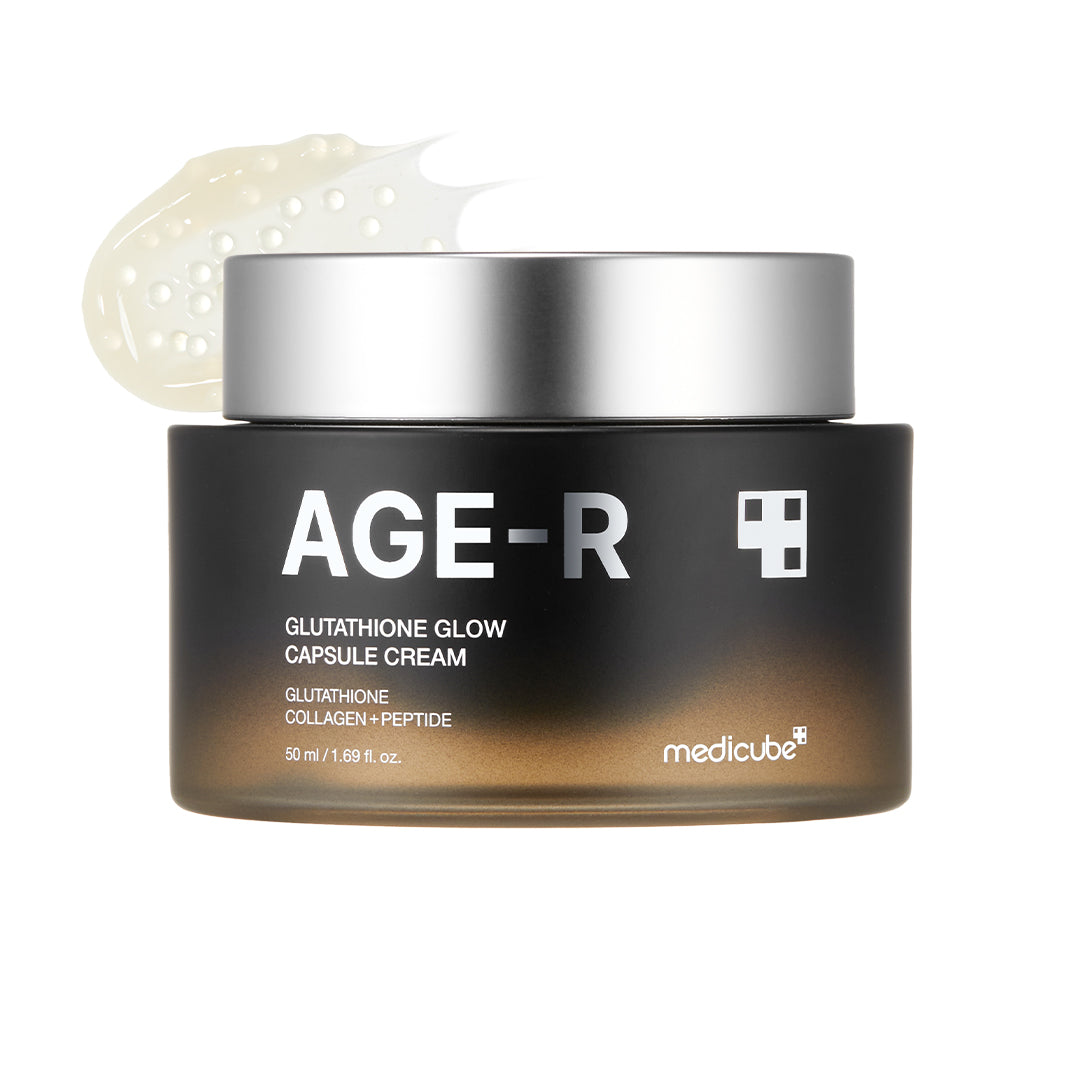 Medicube Age-R Glutathione Glow Capsule Cream 50ml - vista principal frente capsula glow