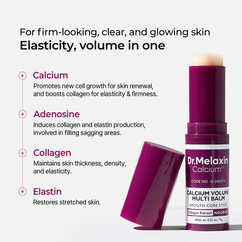 Dr.Melaxin Calcium Multi Balm ingredientes calcio adenosina colageno elastina
