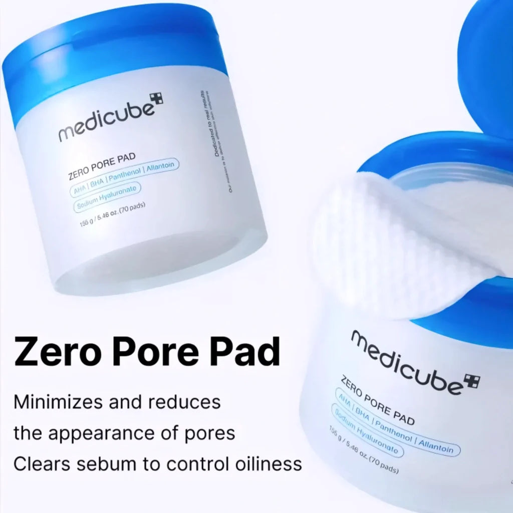Medicube Zero Pore Pad 2.0 AHA BHA 70 Pads Exfoliantes - vista 4