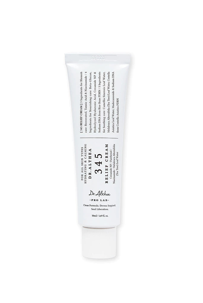 Dr. Althea 345 Relief Cream 50ml crema calmante con centella asiatica y pantenol para piel sensible