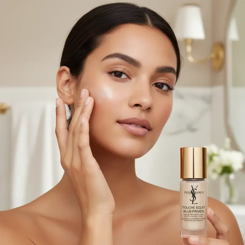 Yves Saint Laurent Touche Éclat Blur Primer — Aplicación | Glowup