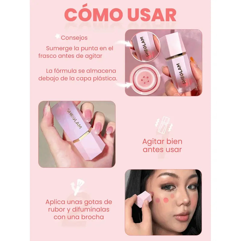 Sheglam Color Bloom Rubor Liquid Gel Cream — Ingredientes | Glowup