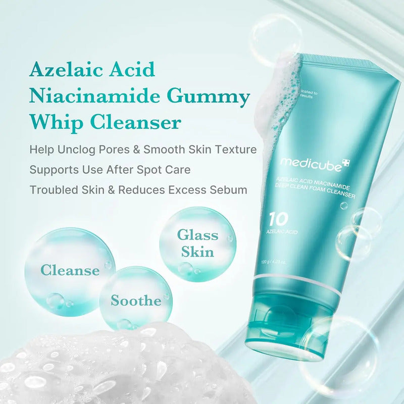 Medicube Azelaic Acid Niacinamide Deep Clean — Aplicación | Glowup