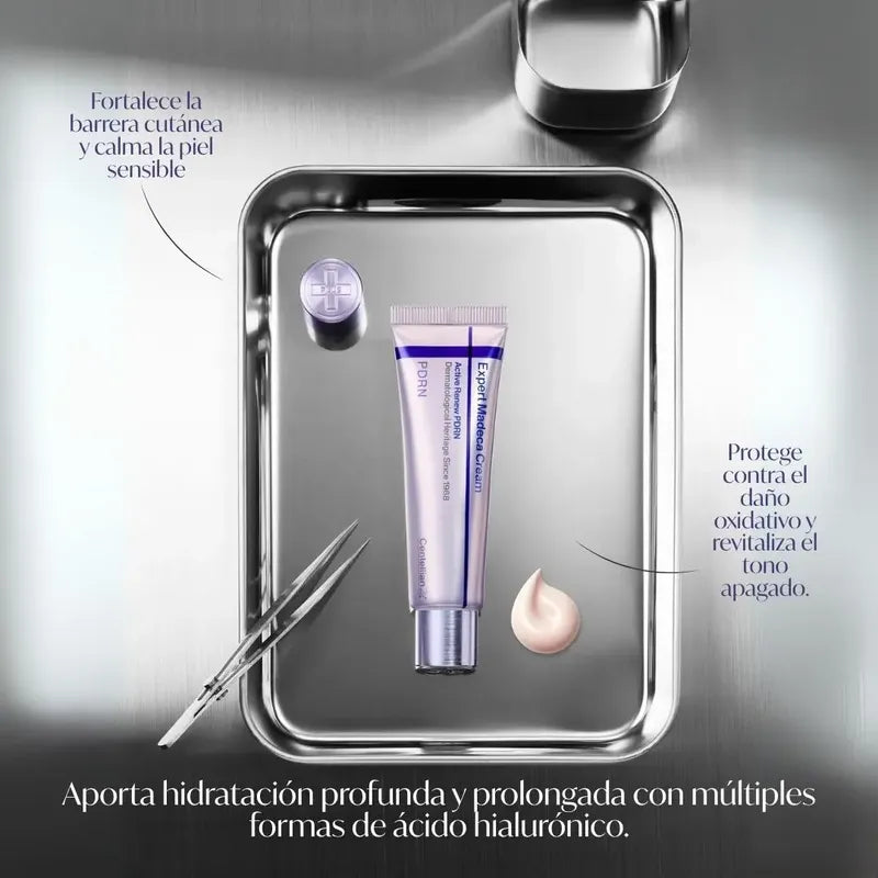 Modo de uso crema antiedad Expert Madeca Centellian 24 Glowup