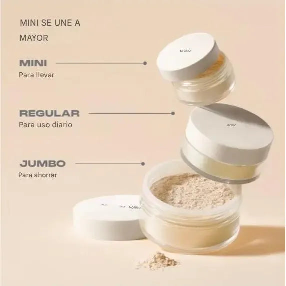 Polvo Fijador Morphe Mini Bake & Set 2.6 G — Resultado | Glowup