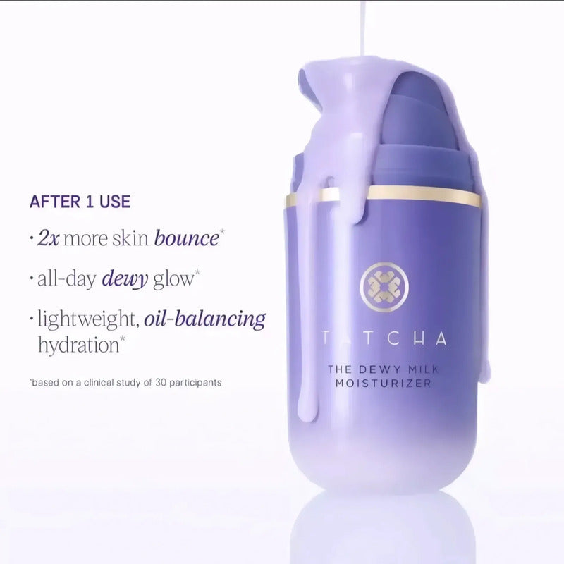 Crema Hidratante Iluminadora Tatcha Dewy Milk — Aplicación | Glowup