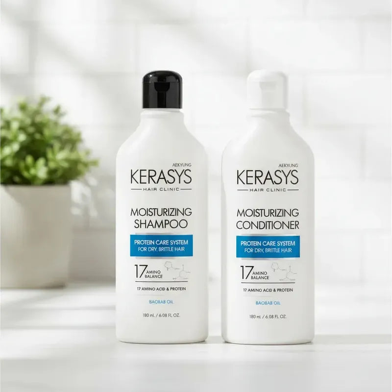 Kerasys Kit Shampoo + Acond Hidratante Coreano — Textura | Glowup