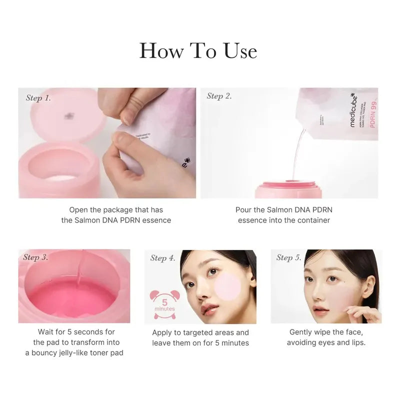 Medicube PDRN Pink Collagen 120ml — packaging completo