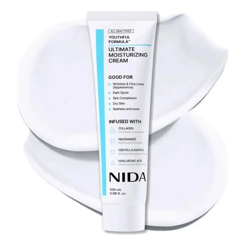Crema Facial Hidratante Nida Youtful Ultimate 100ml Original Todo Tipo De Piel Día/noche
