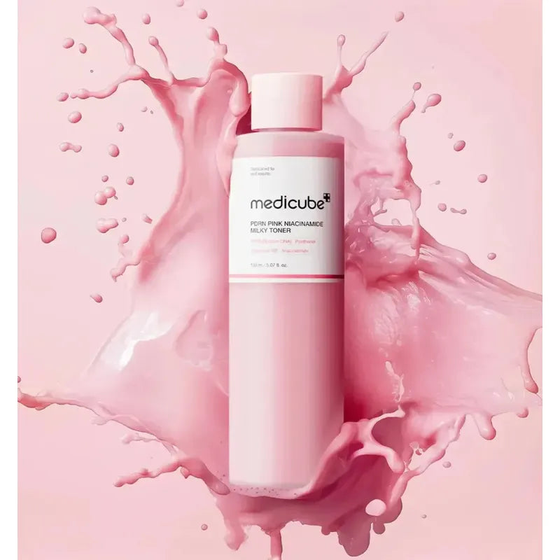 Tónico Lechoso De Niacinamida Rosa Medicube — Presentación | Glowup