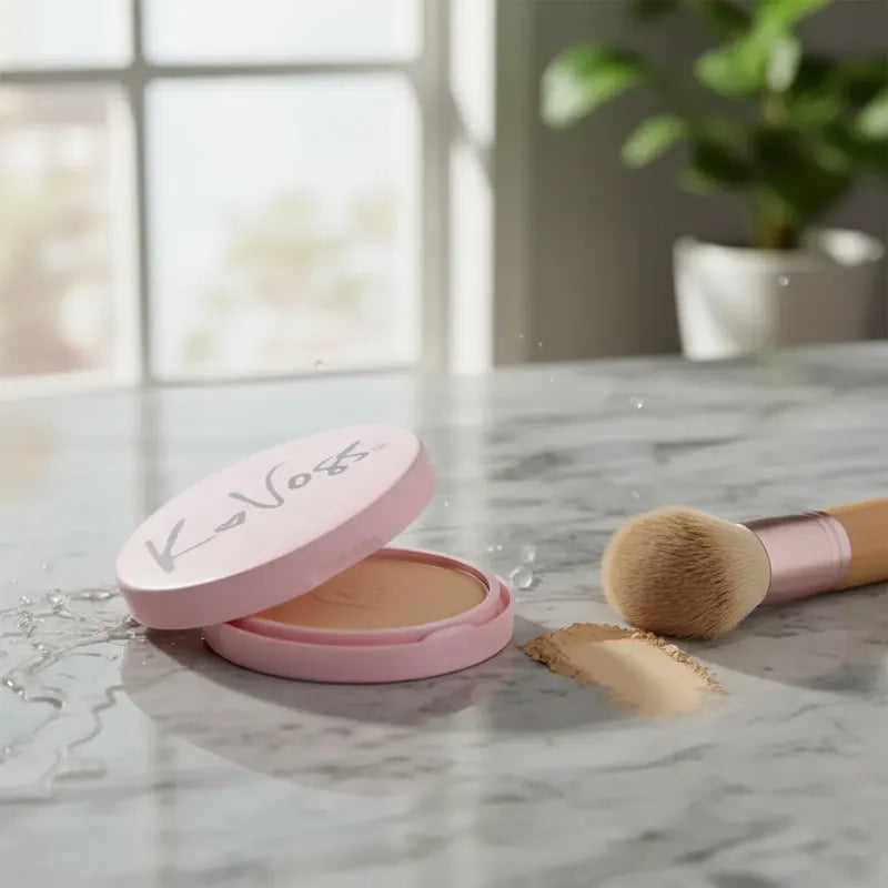 Polvo Compacto K-voss New York Base Maquillaje — Aplicación | Glowup