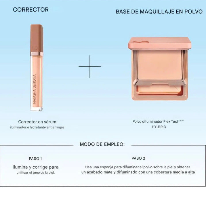 Natasha Denona Hy-glam Base En Polvo - Tono — Resultado | Glowup