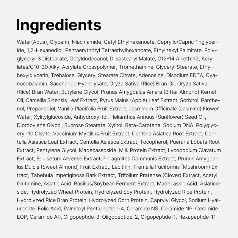 Tónico Lechoso De Niacinamida Rosa Medicube — Ingredientes | Glowup