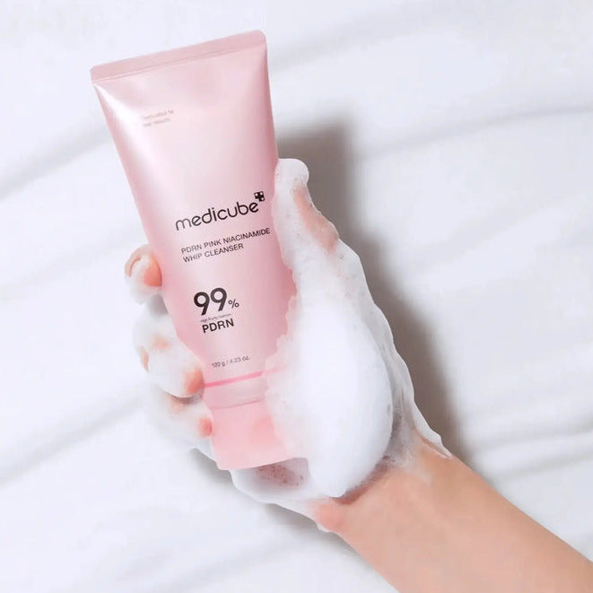 Medicube Pdrn Pink Niacinamide Whip Cleanser — Detalle | Glowup