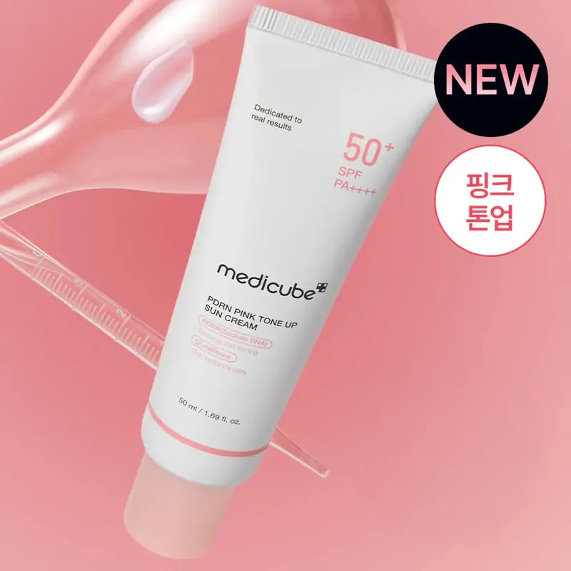 Medicube Pink Protector Solar Crema Con Pdrn — Aplicación | Glowup