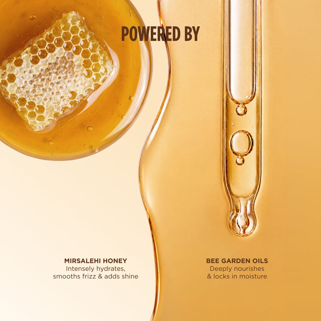 Gisou Honey Infused Hair Oil beneficios — +143% brillo, 72h antifrizz, protección térmica