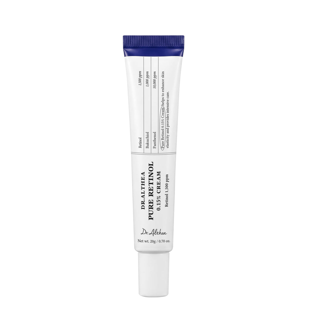 Dr. Althea Pure Retinol 0.15% Cream — crema antiedad coreana con retinol y bakuchiol