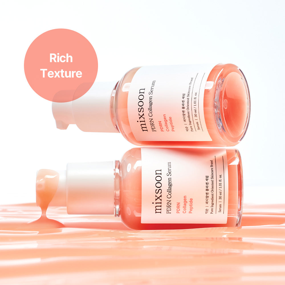 Mixsoon PDRN Collagen Serum beneficios — firmeza, hidratación profunda y elasticidad