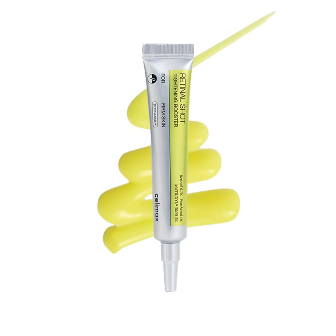 Celimax Vita-A Retinal Shot booster firmeza textura y poros piel normal mixta y grasa — Glowup Makeup