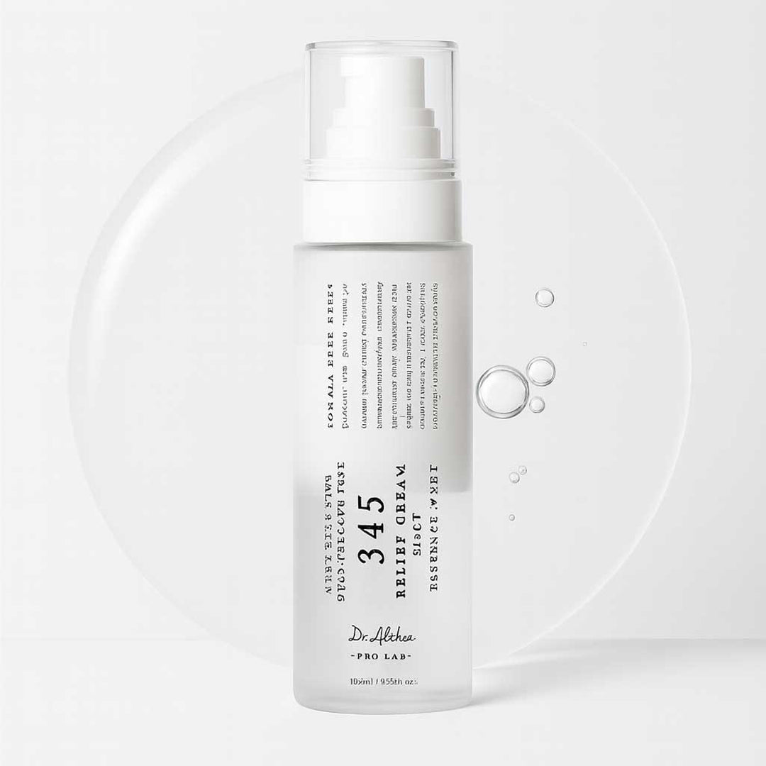 Dr. Althea 345 Relief Cream Mist aplicacion — pulverizar a 20cm del rostro apta sobre maquillaje