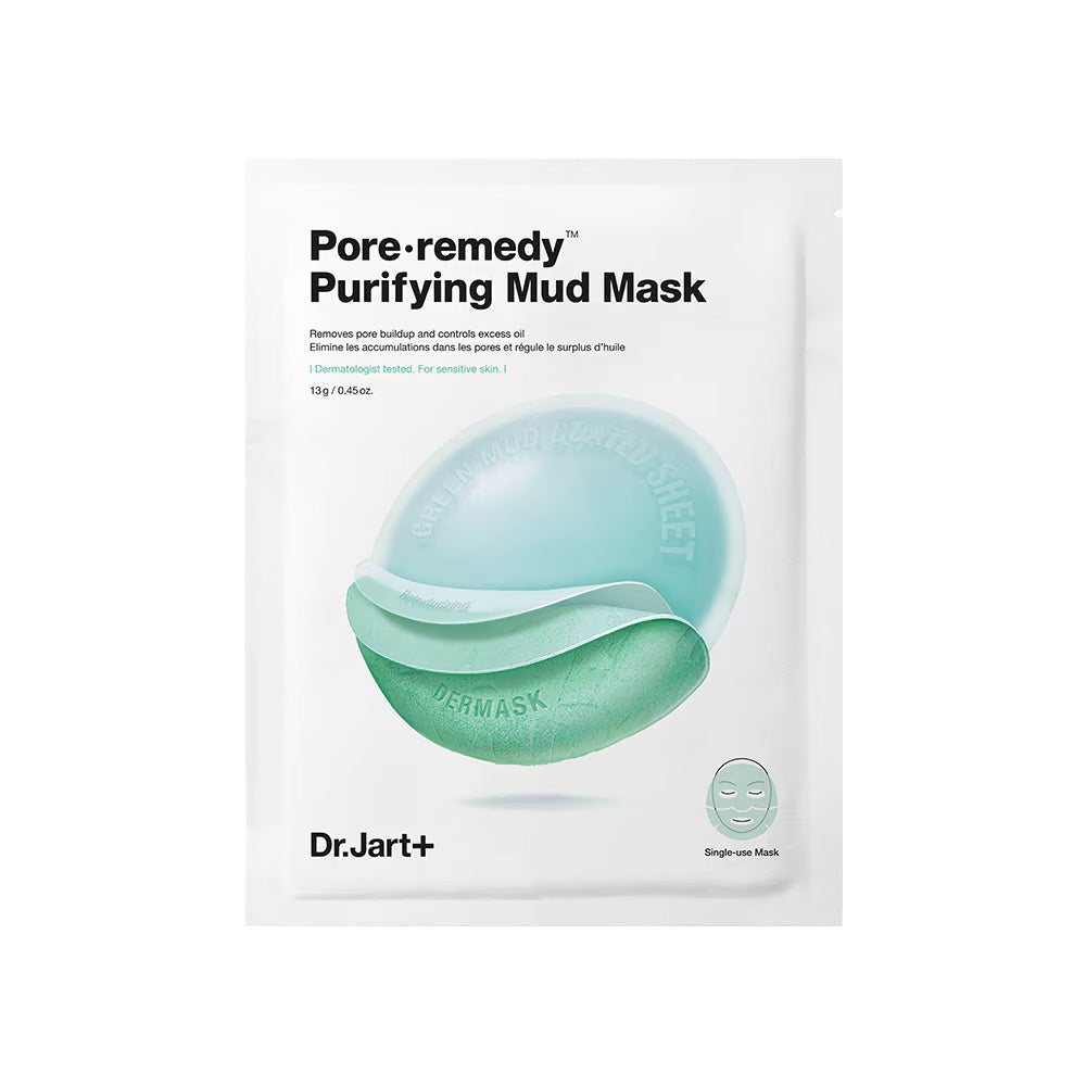 Dr.Jart+ Pore Remedy Purifying Mud Mask 13g - sobre packshot fondo blanco