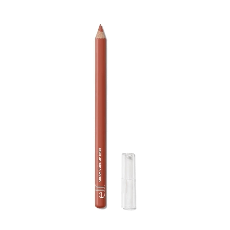 e.l.f. Cream Glide Pink Cinnamon swatch rosa canela suave