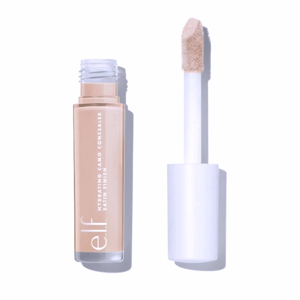 e.l.f. Hydrating Camo Concealer Light Sand packaging corrector hidratante tono claro neutro