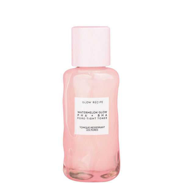 Glow Recipe Watermelon Glow PHA BHA Pore-Tight Toner 40ml botella sobre fondo blanco