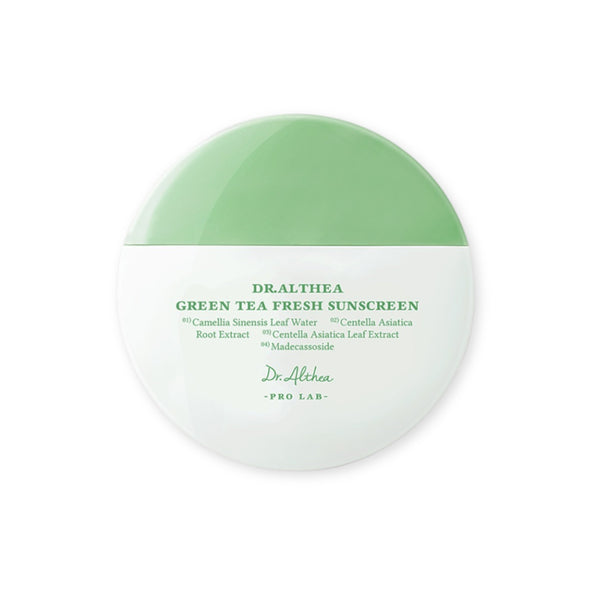 Dr. Althea Green Tea Fresh Sunscreen SPF 50+ — protector solar coreano con extracto de té verde