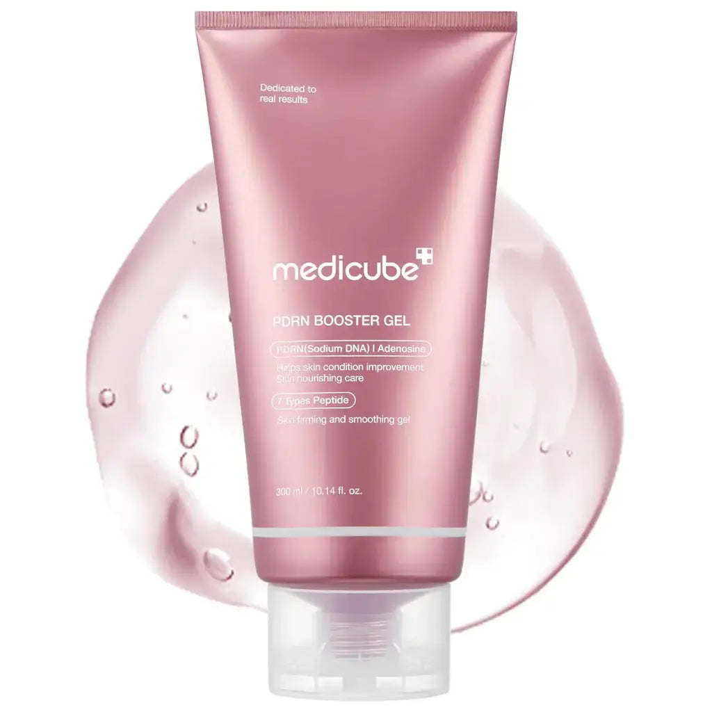 Medicube PDRN Booster Gel 300ml - envase gel facial hidratante ADN de salmon