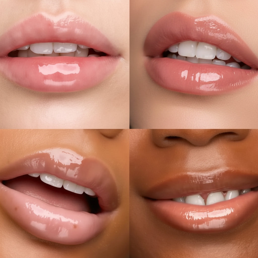 Kiko Milano gloss labial Transparente 01 swatch labios brillo
