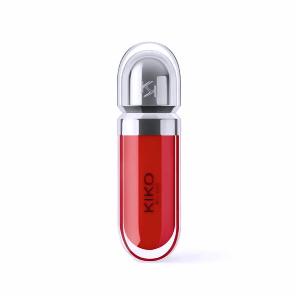 Kiko Milano 3D Hydra Lipgloss tono 15 Rojo Cereza packaging frontal