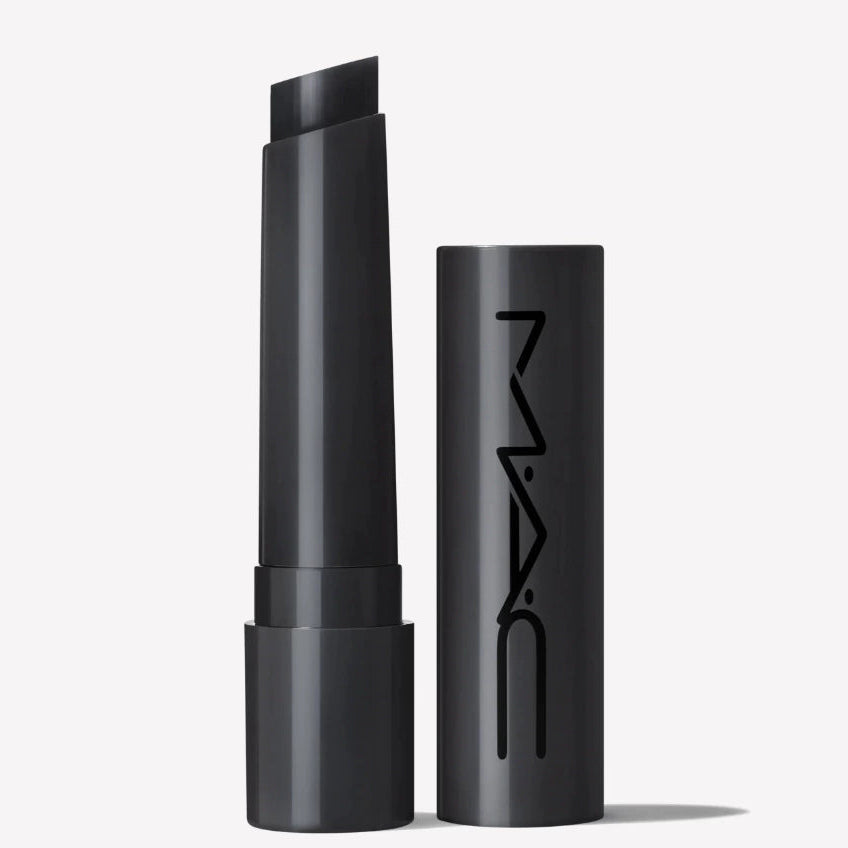 MAC Squirt Plumping Gloss Stick Jet Black bálsamo gloss voluminizador packaging
