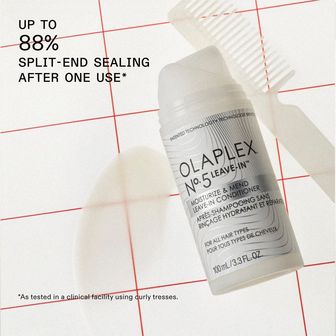 Olaplex Nº.5 Leave-In: hasta 88% de sellado de puntas abiertas tras un uso