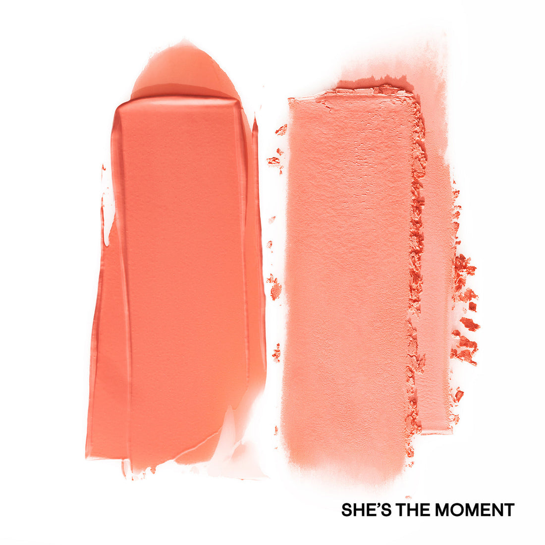 Swatch de crema y polvo del Patrick Ta Blush Duo tono She’s The Moment