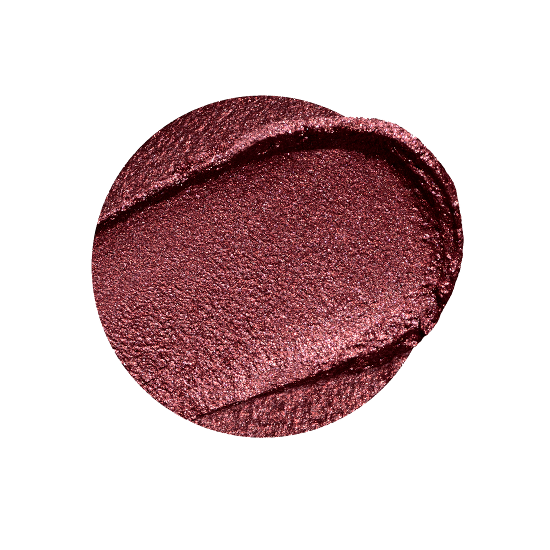 Rare Beauty Compassion swatch sobre piel burgundy