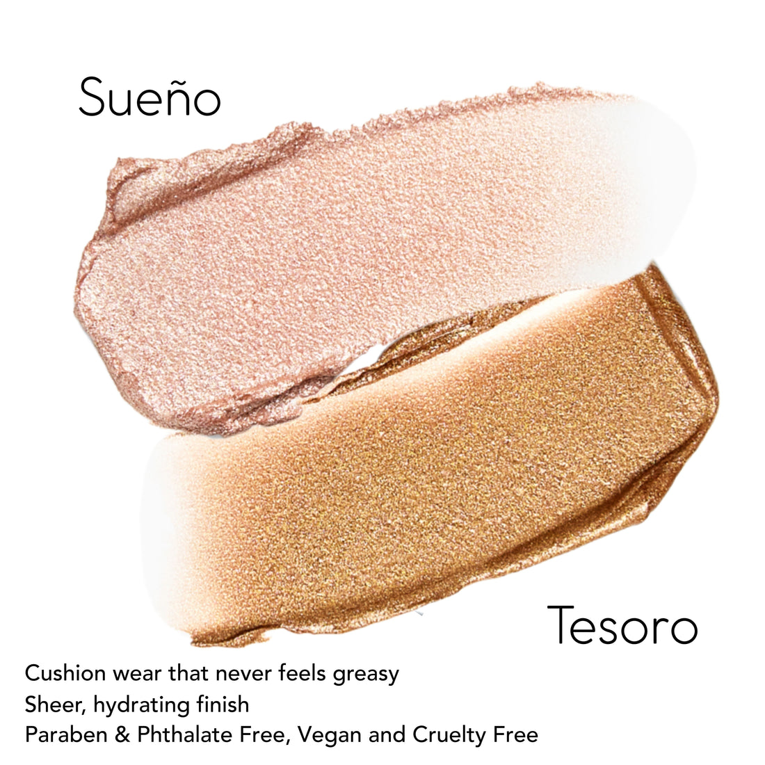 Reina Rebelde Radiance Stick swatches Sueño y Tesoro comparativa tonos