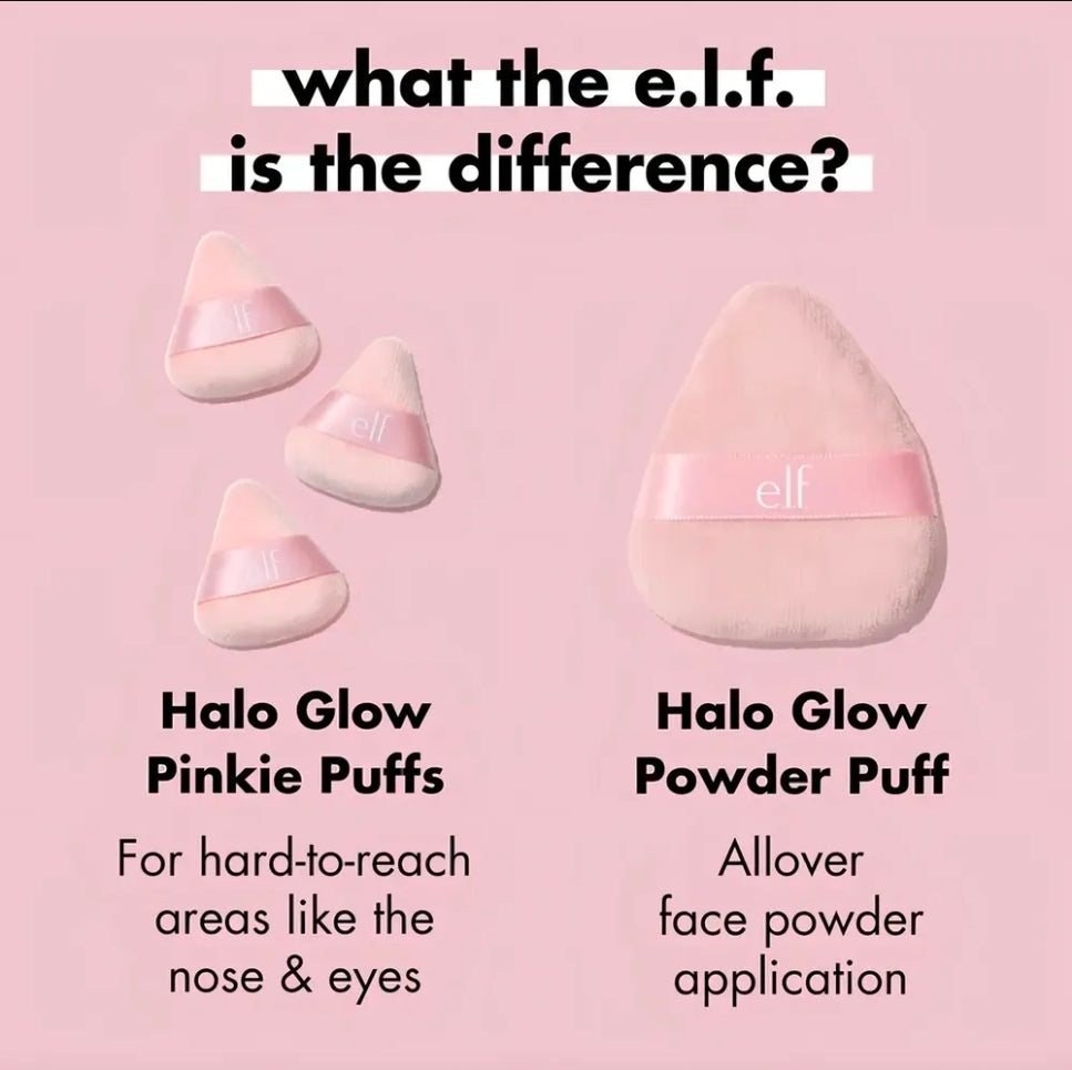 3 Mini Esponjas Terciopelo Elf Halo Glow — Textura | Glowup