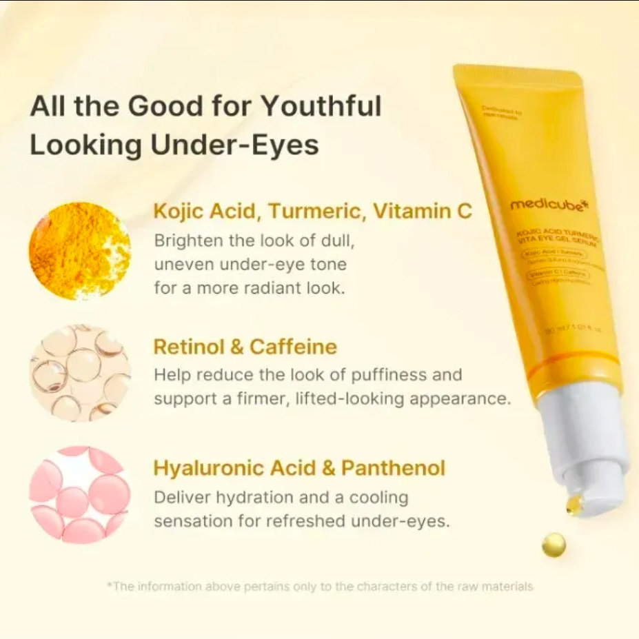 Medicube Kojic Acid Turmeric Vita Eye Gel — Imagen 9 | Glowup