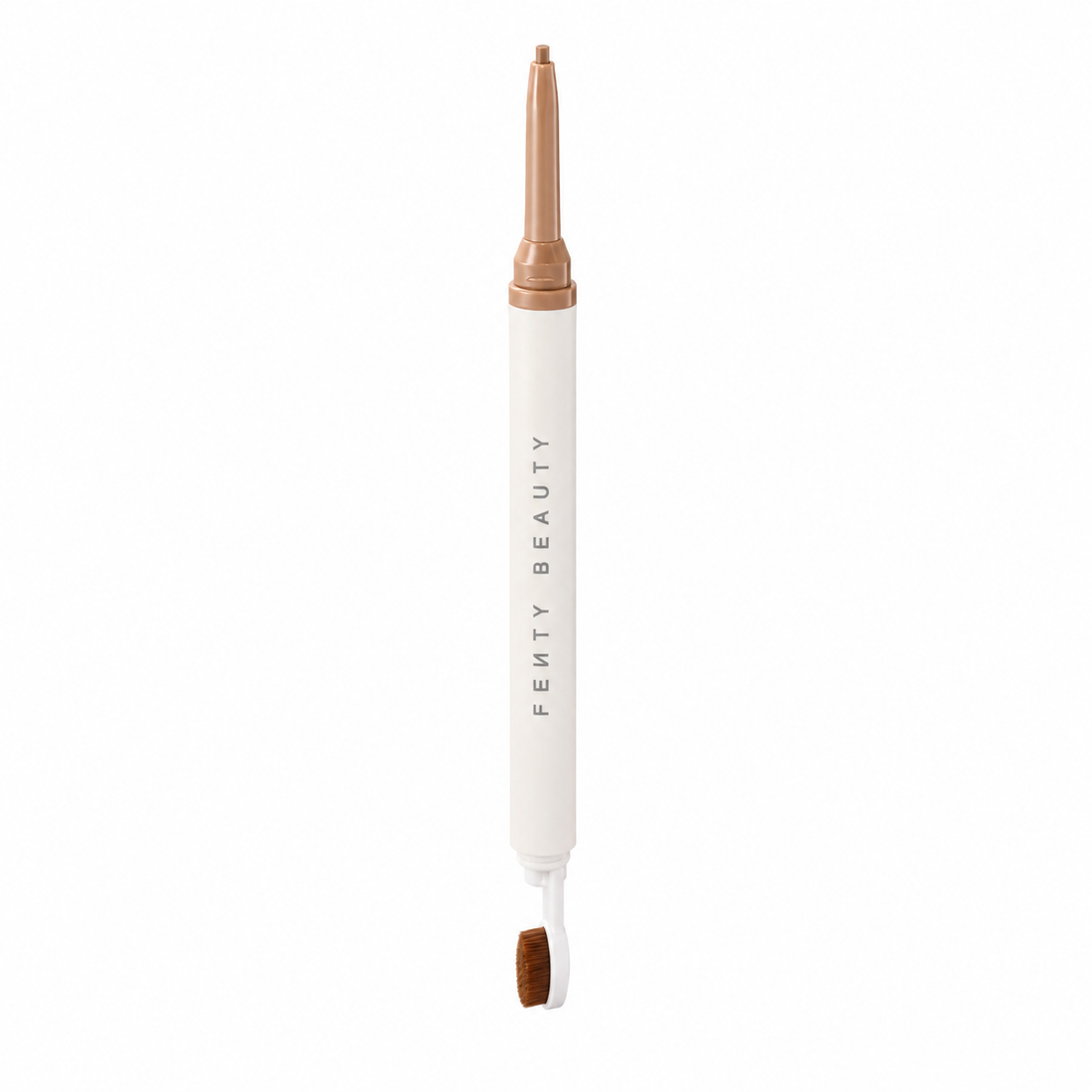 Lápiz de cejas Fenty Beauty Brow MVP tono Light Blonde sobre fondo blanco
