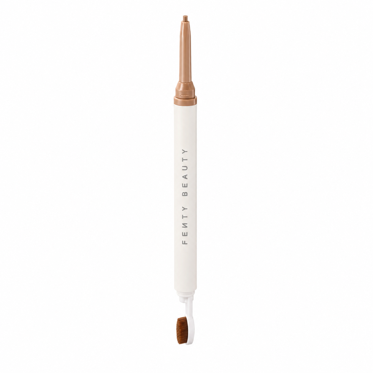 Lápiz de cejas Fenty Beauty Brow MVP tono Light Blonde sobre fondo blanco