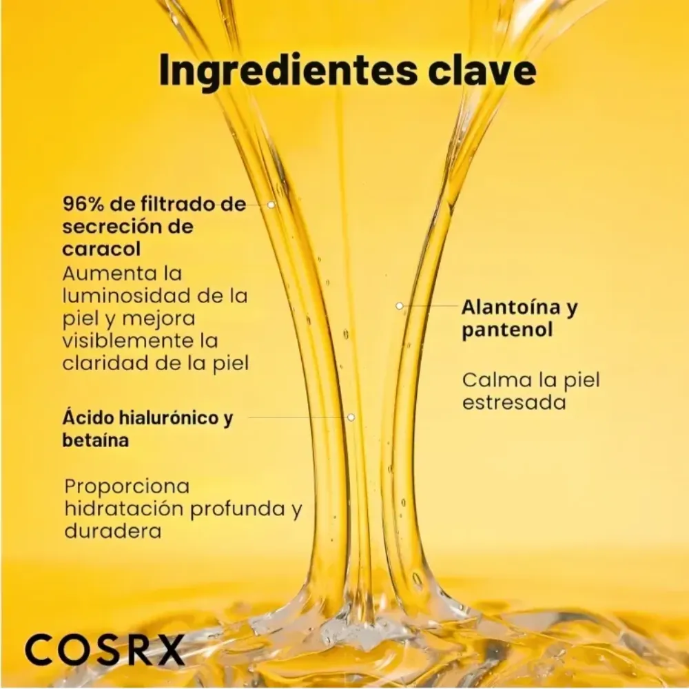 Esencia Tonico Cosrx Advanced Snail Baba De — Detalle | Glowup