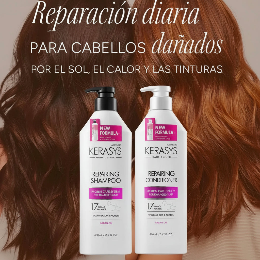 Kerasys Kit Coreano Shampoo + Acondicionador — Detalle | Glowup