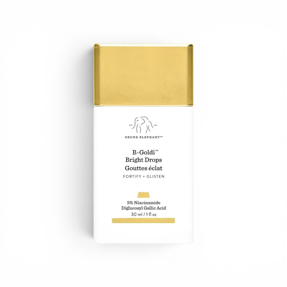 Drunk Elephant B-goldi Bright Drops Momento De — Vista frontal | Glowup