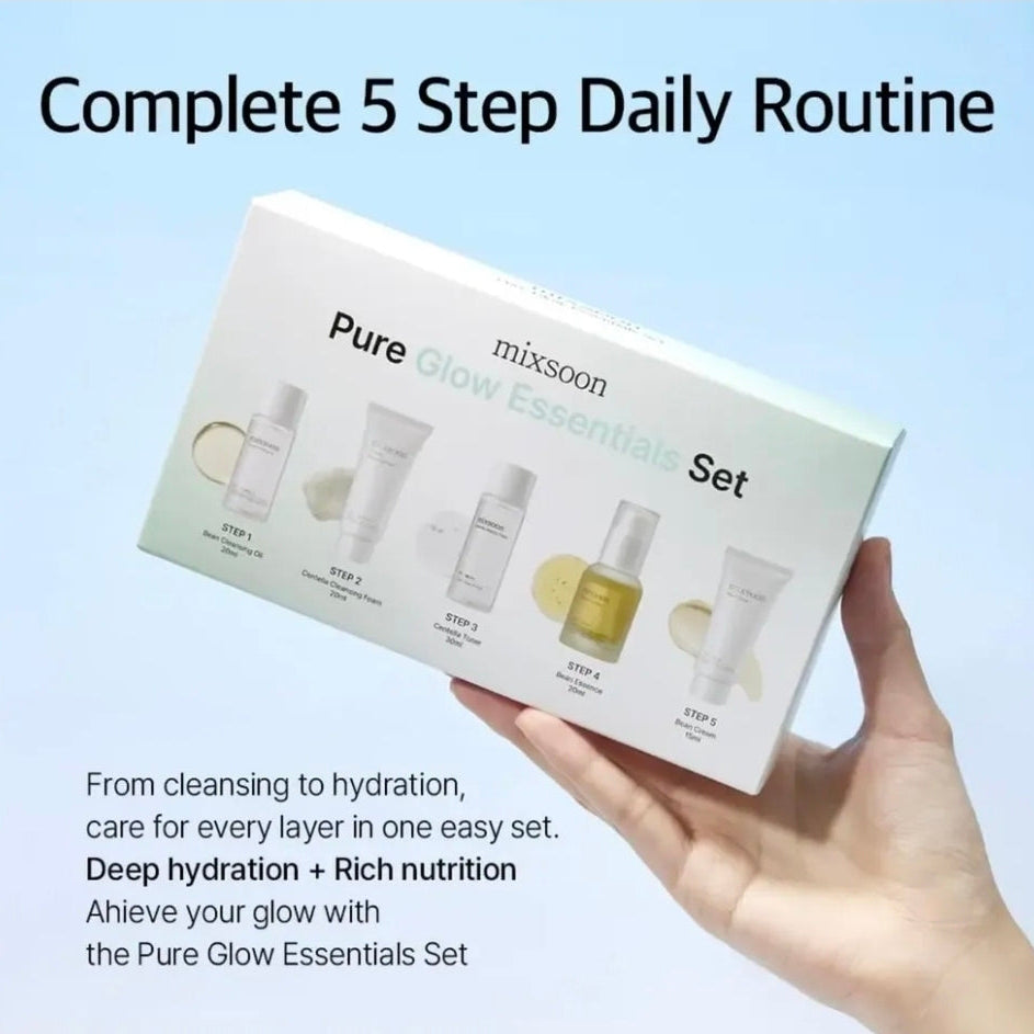Kit Cuidado Piel Mixsoon Pure Glow Essentials — Ingredientes | Glowup