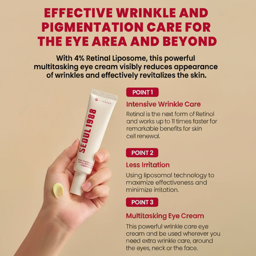 Ksecret Eye Cream : Retinal Liposome 4% — Resultado | Glowup
