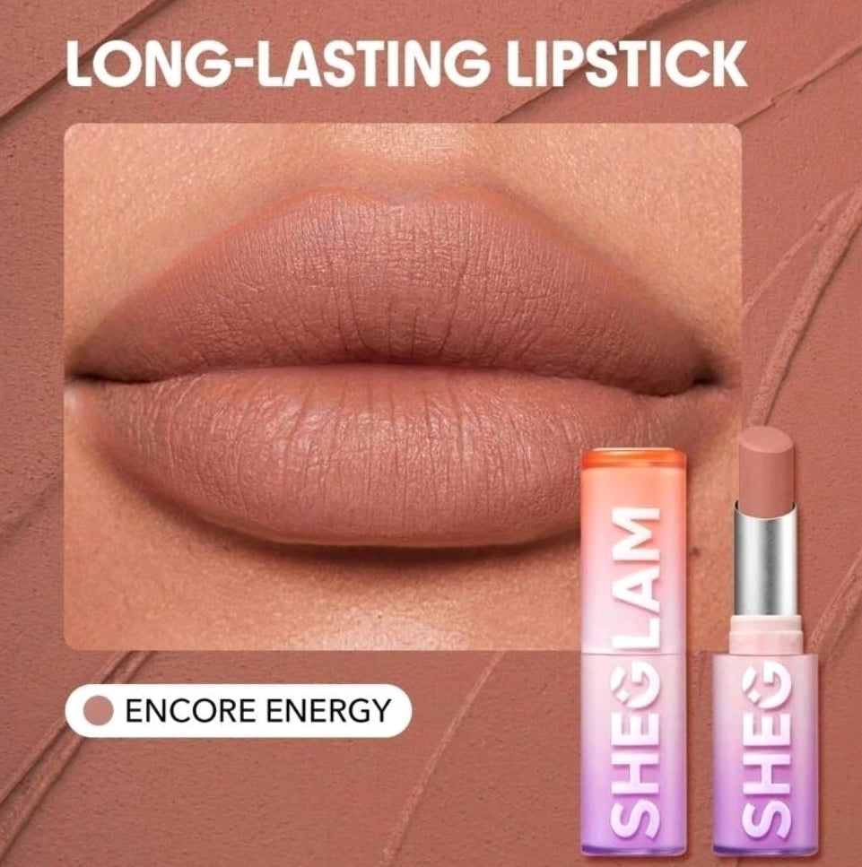 SHEGLAM Dynamatte Boom Encore Energy vista lateral nude