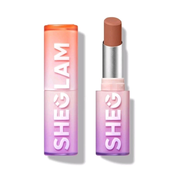 SHEGLAM Dynamatte Boom Gotcha lipstick packaging fucsia vibrante