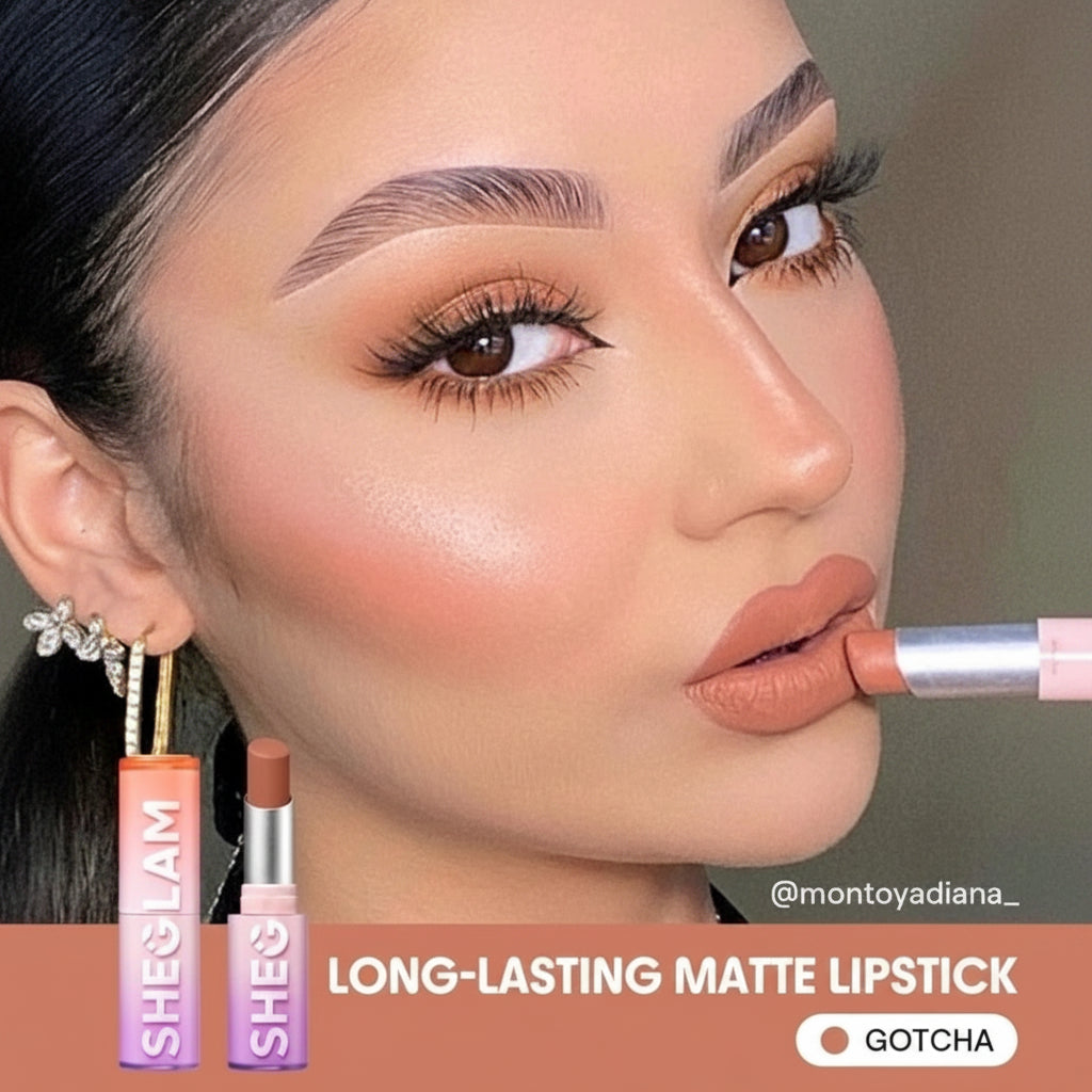 SHEGLAM Dynamatte Boom Gotcha vista lateral packaging